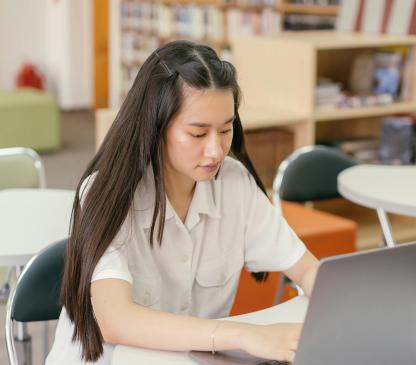 woman on laptop